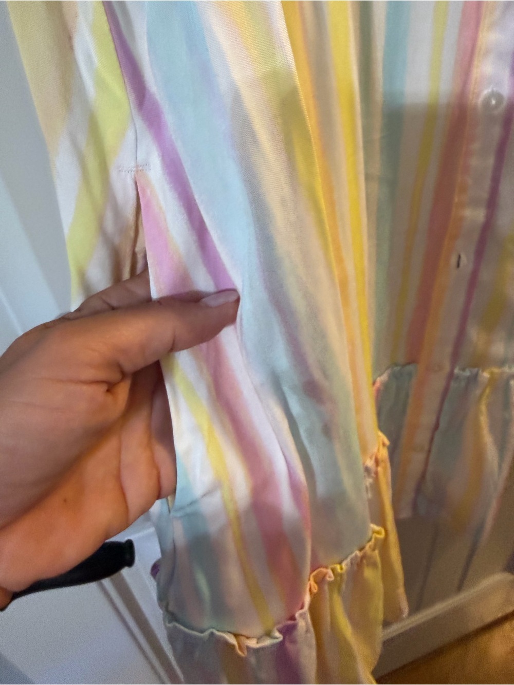 Time and Tru Pastel Striped Sleeveless Dress - Picture 3 of 5
